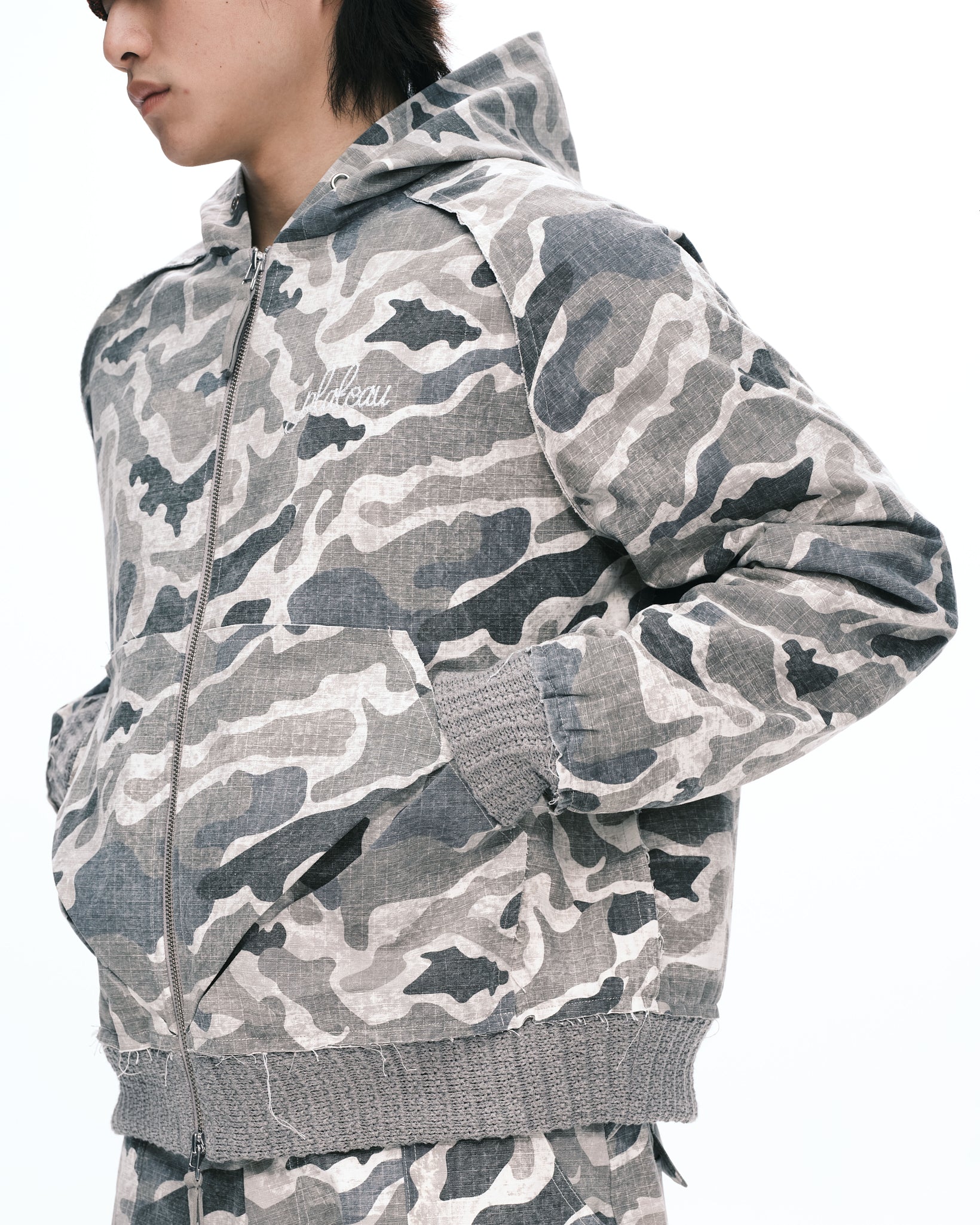 Camo zip-up