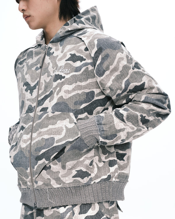 Camo zip-up