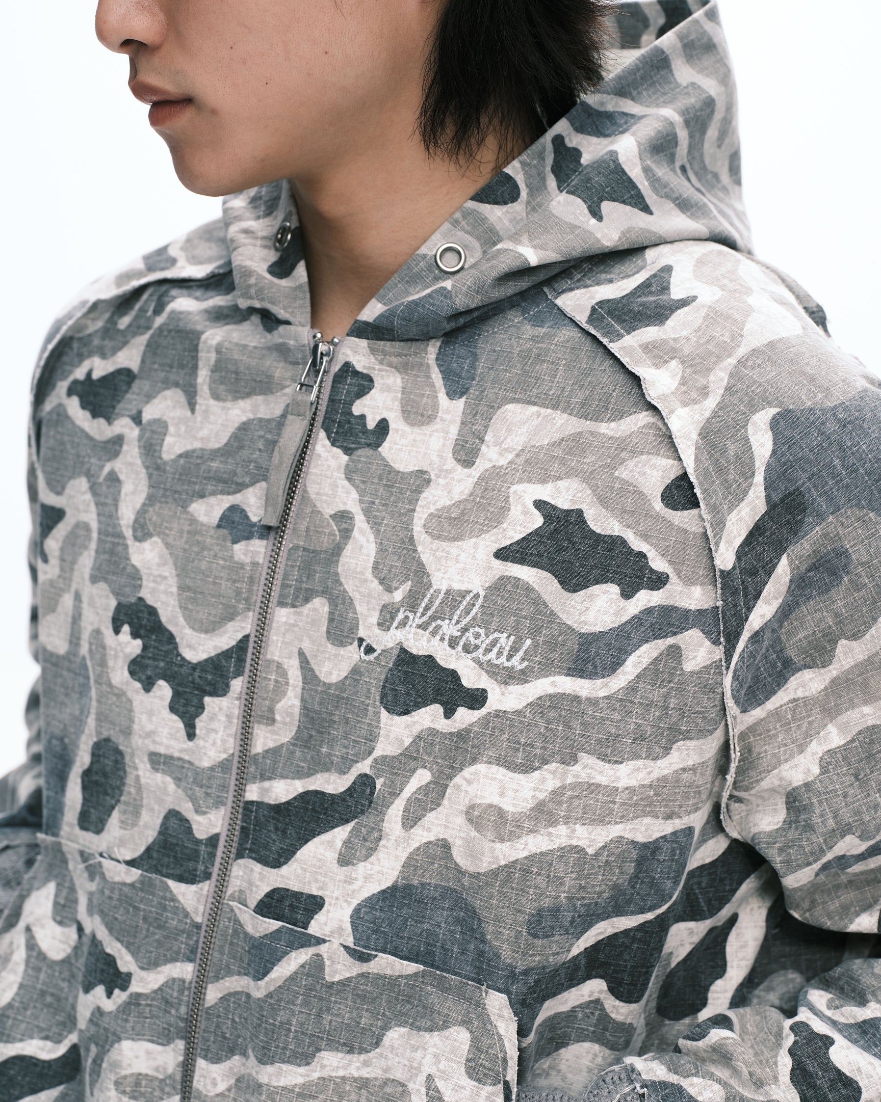 Camo zip-up