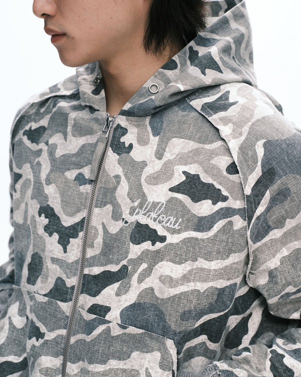 Camo zip-up