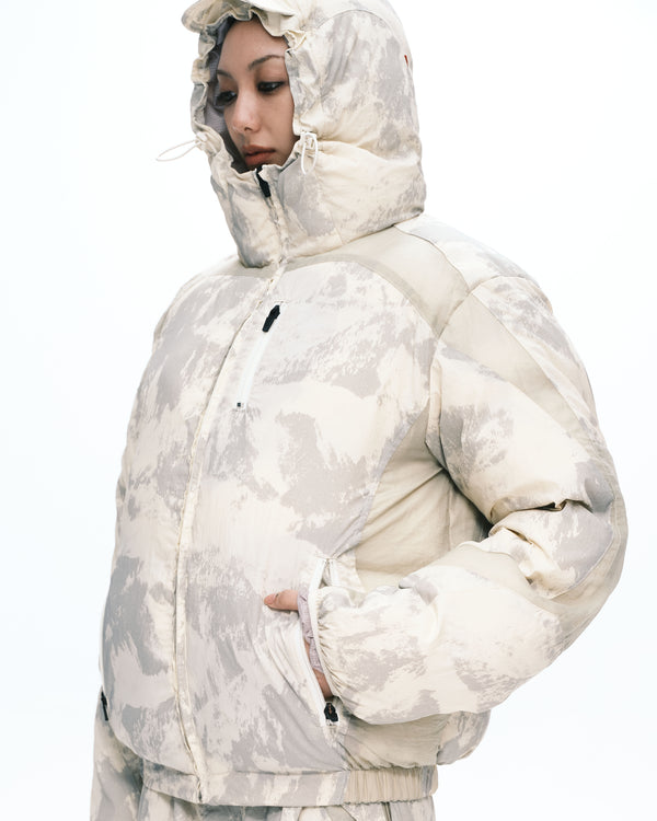 Snowy puffer jacket