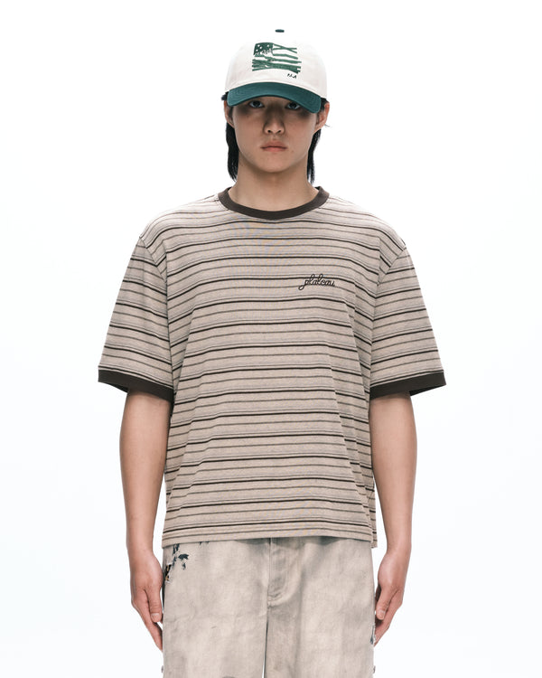Stripe logo tee