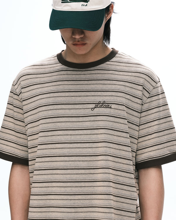 Stripe logo tee