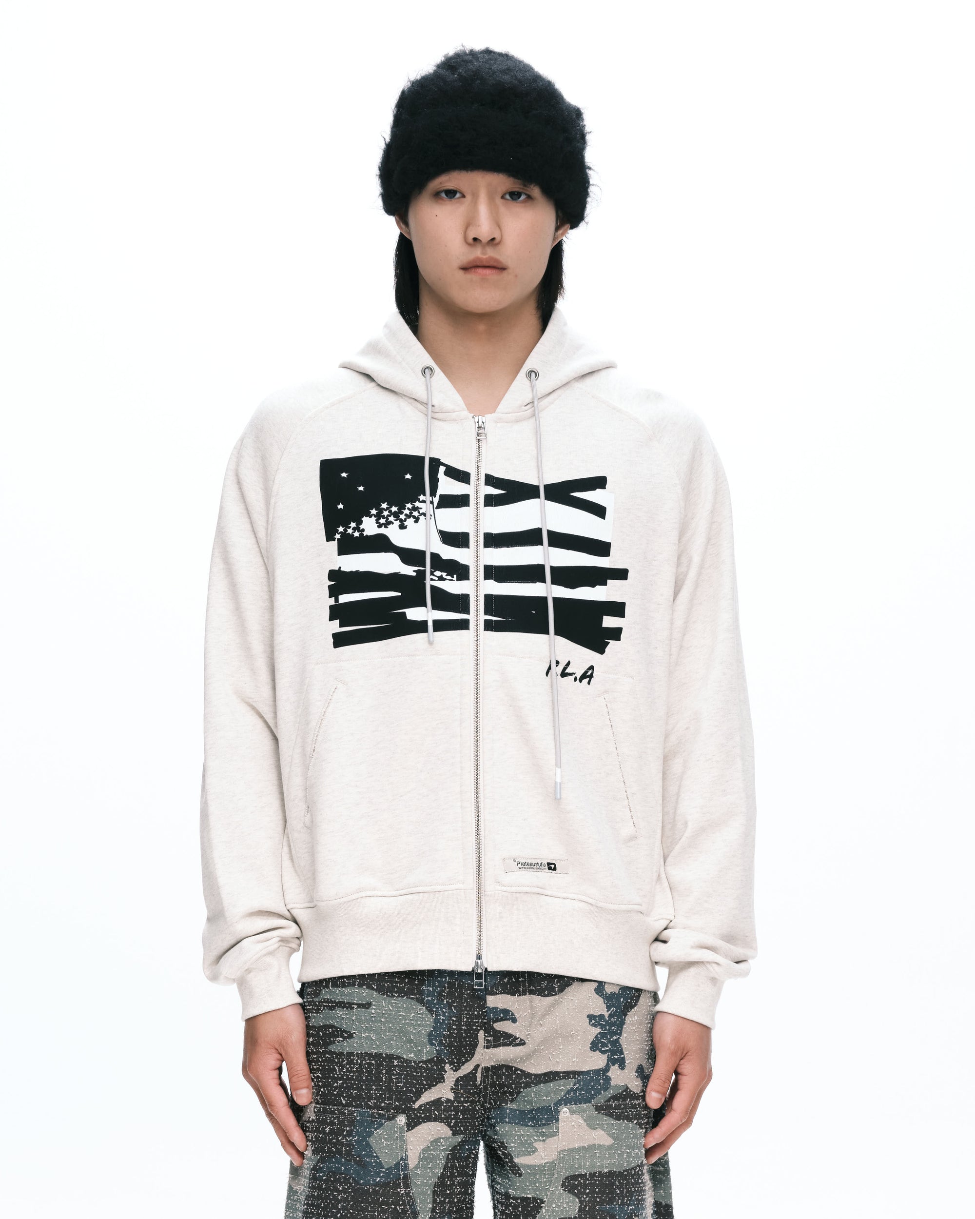 Flag zip-up
