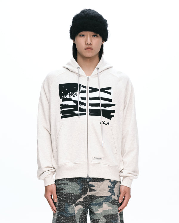 Flag zip-up