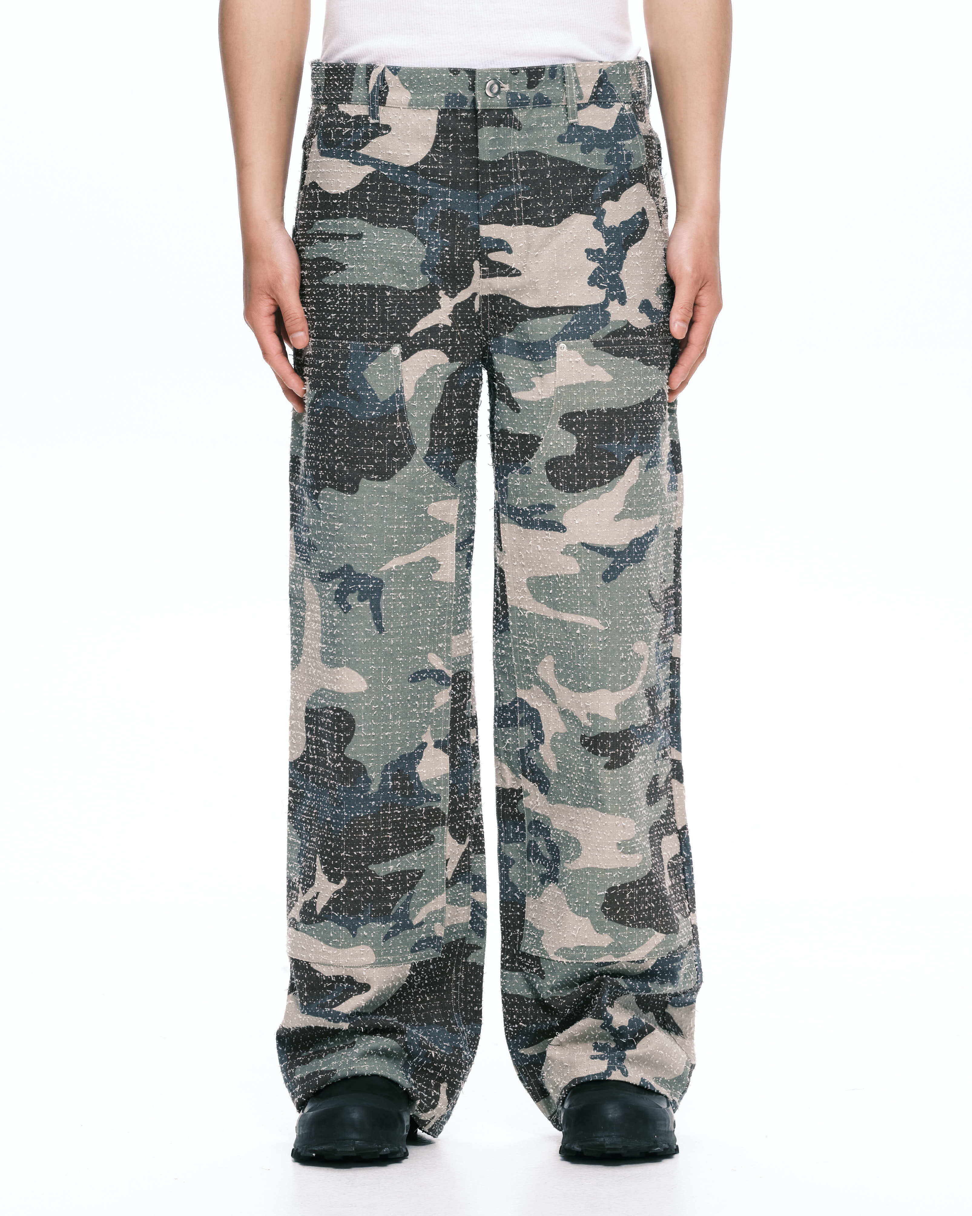 メンズ TTT_MSW Camouflage double knee pants