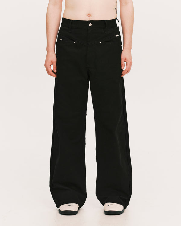Wide leg painter pants