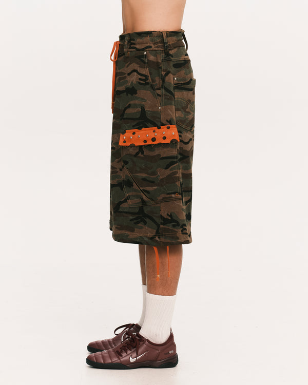 Camo sweat shorts