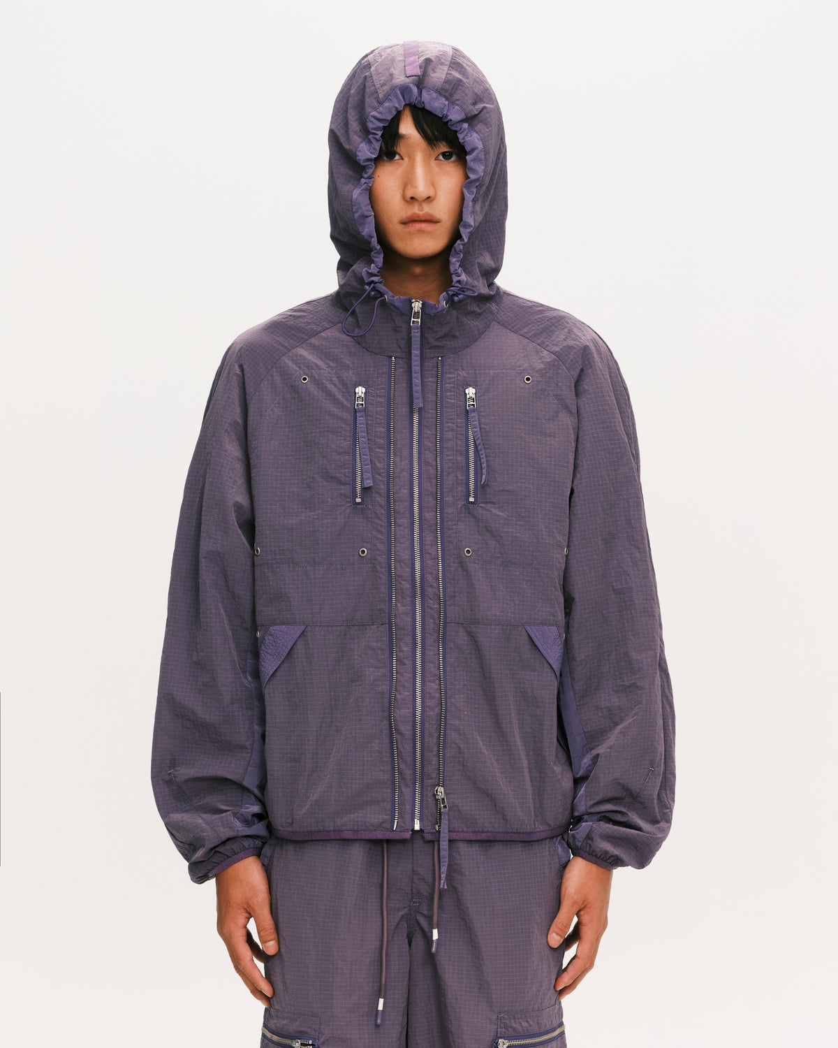 Zipper nylon jacket – PLATEAU STUDIO