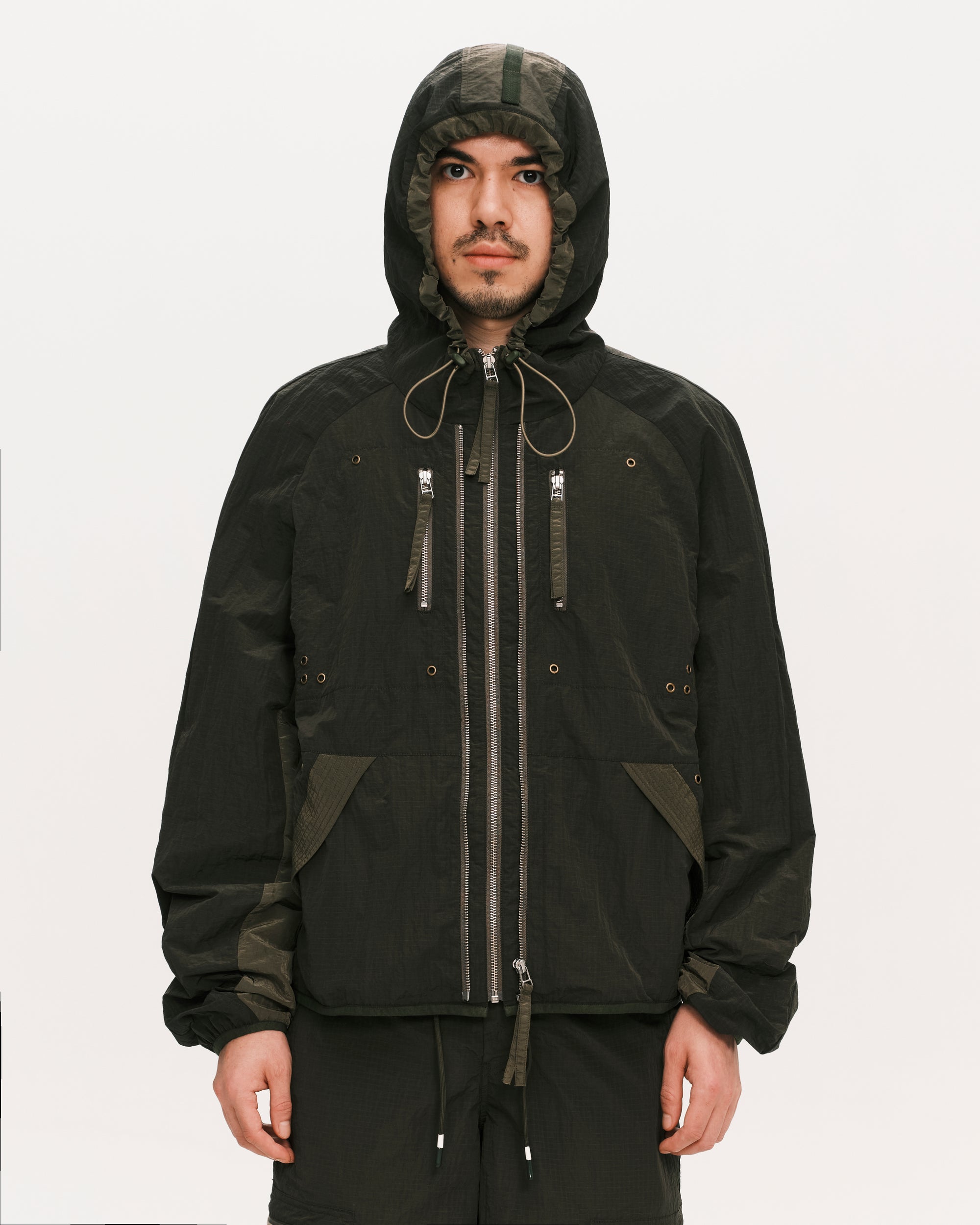 Zipper nylon jacket