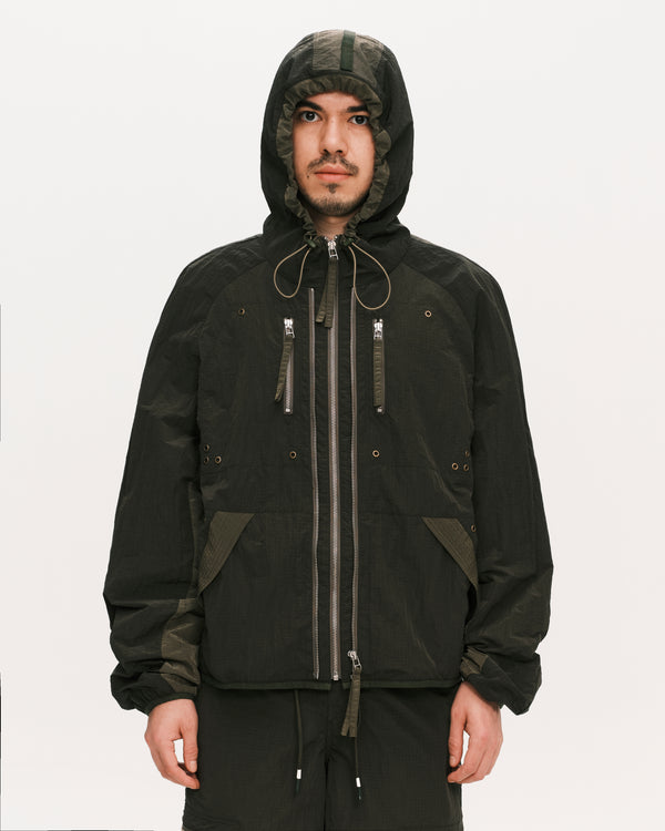 Zipper nylon jacket