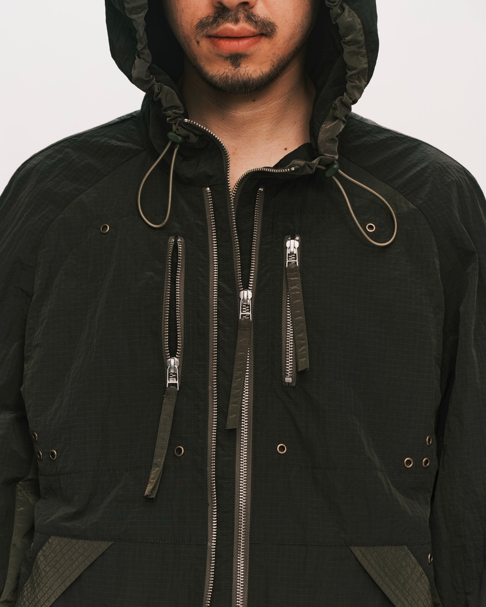 Zipper nylon jacket