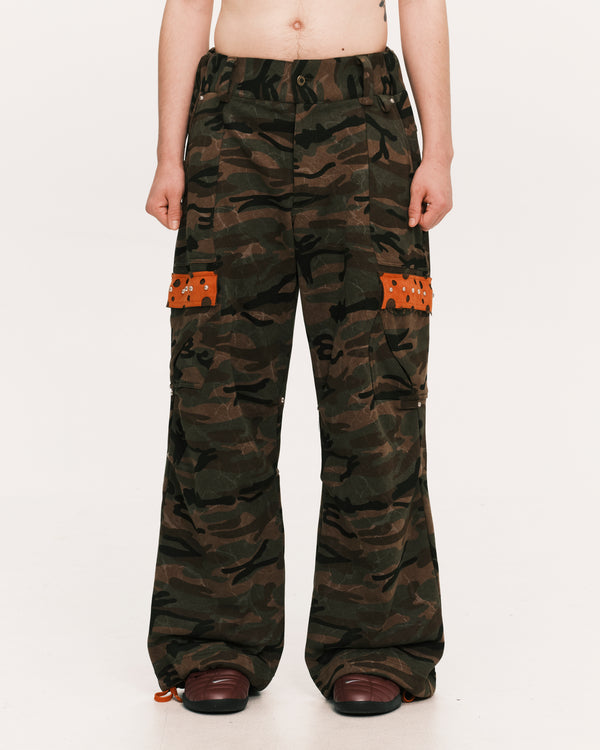 Camo sweat cargo