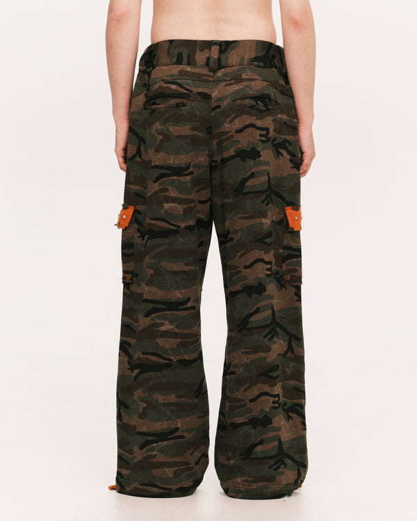 Camo sweat cargo