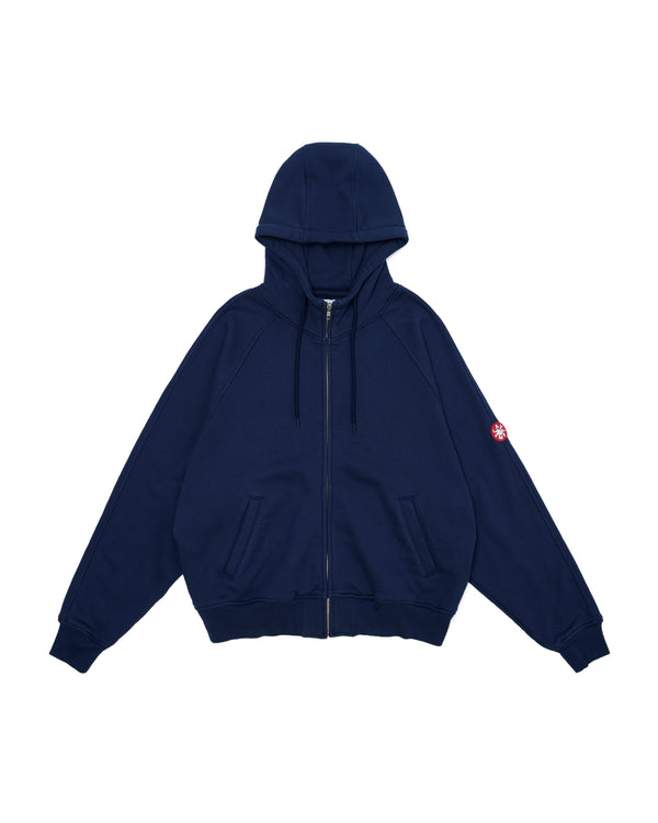 SOLID BIG HEAVY ZIP HOODY NAVY