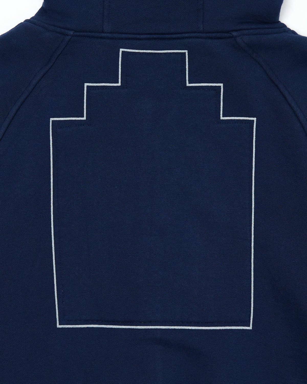 SOLID BIG HEAVY ZIP HOODY NAVY