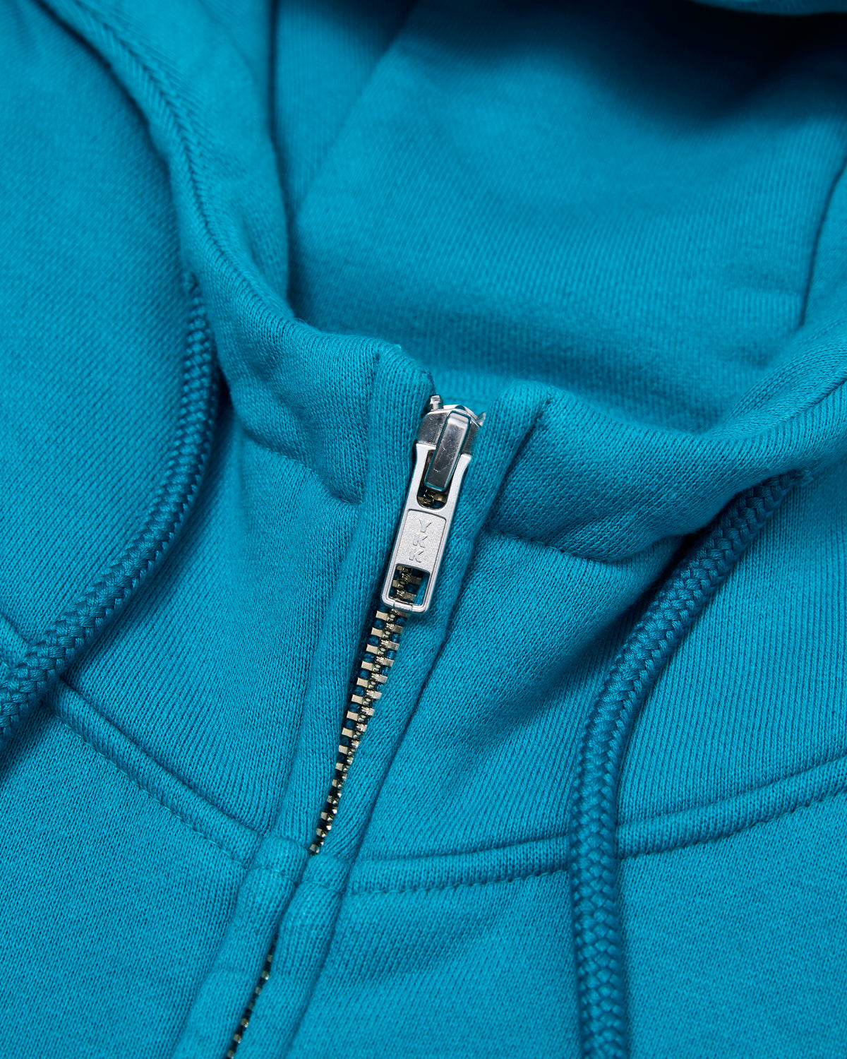 SOLID BIG HEAVY ZIP HOODY GREEN