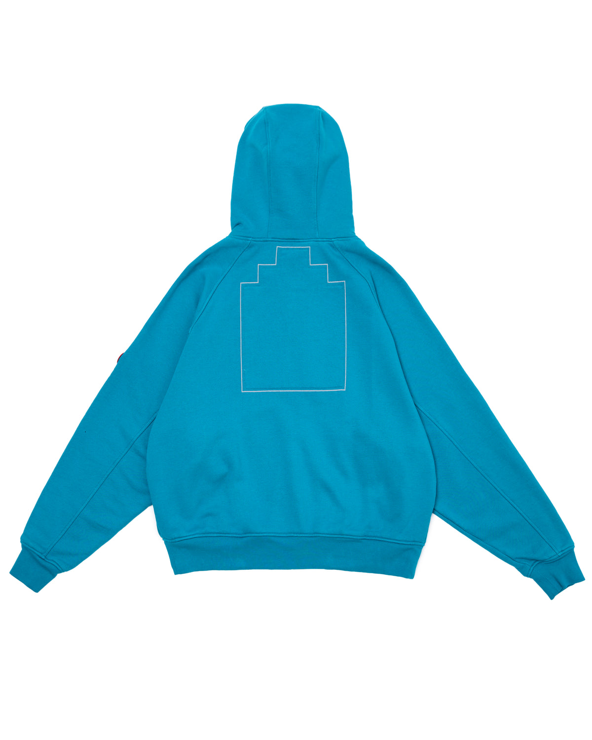 SOLID BIG HEAVY ZIP HOODY GREEN