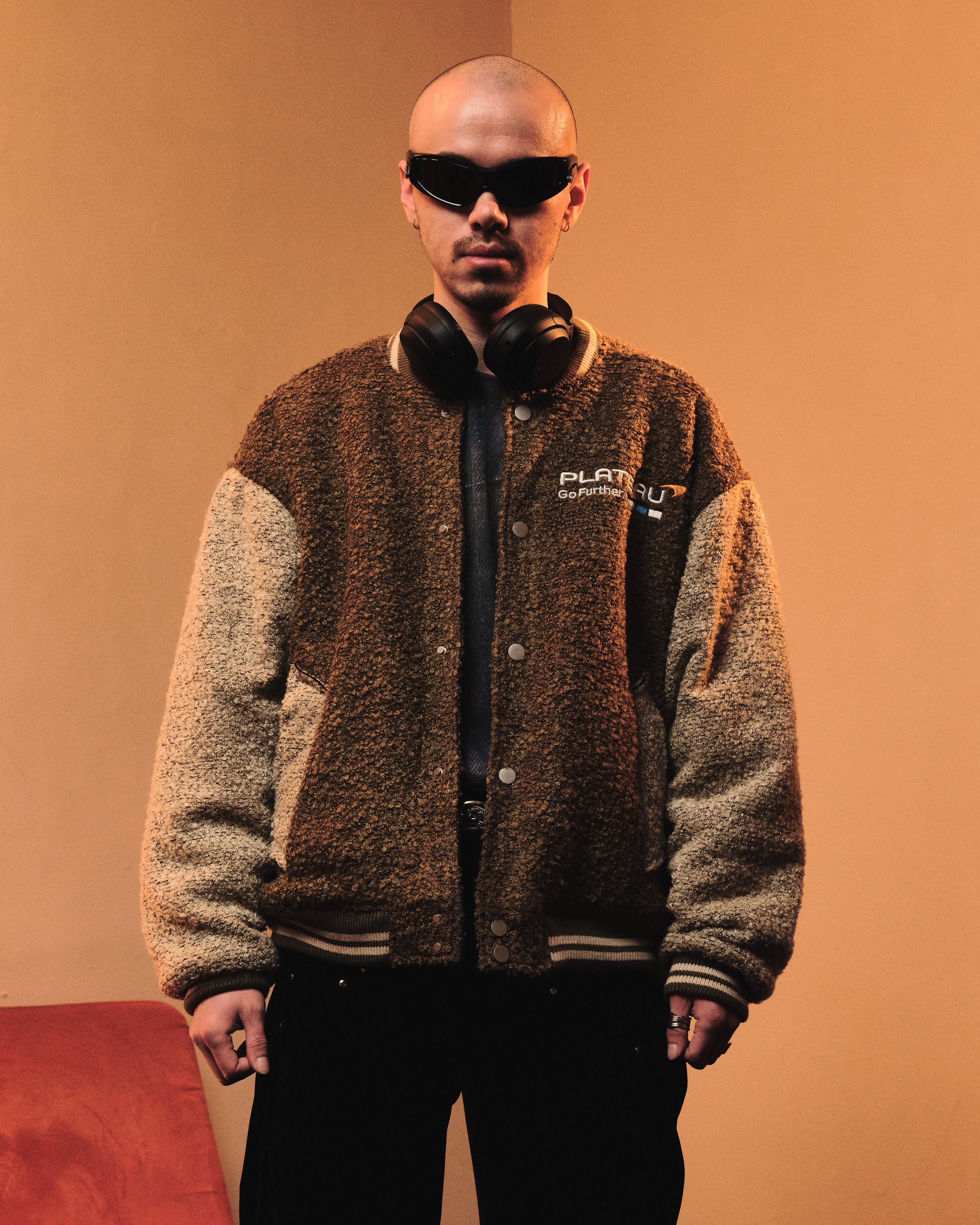 fluffy stadium jacket