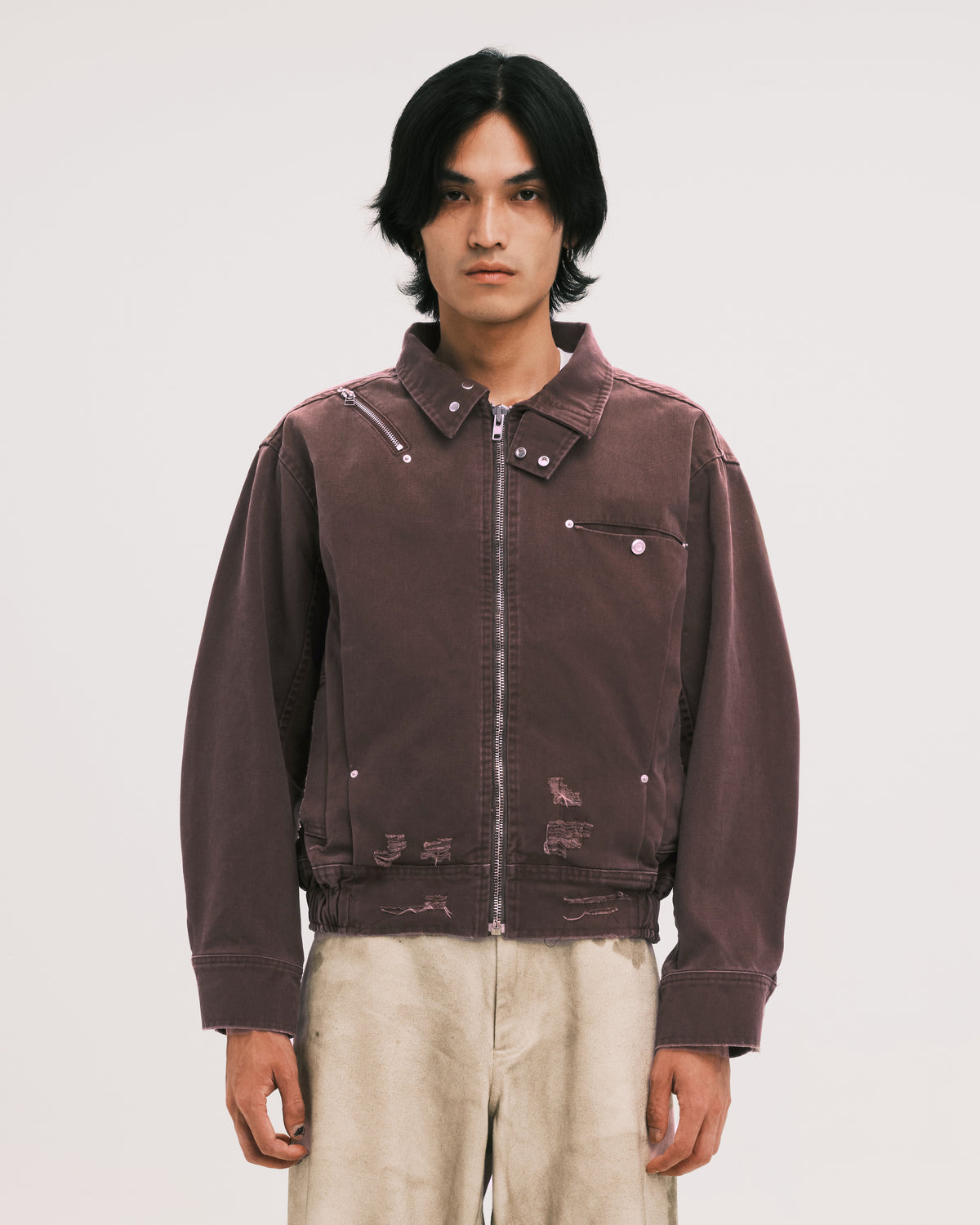Tucked worker jacket – PLATEAU STUDIO