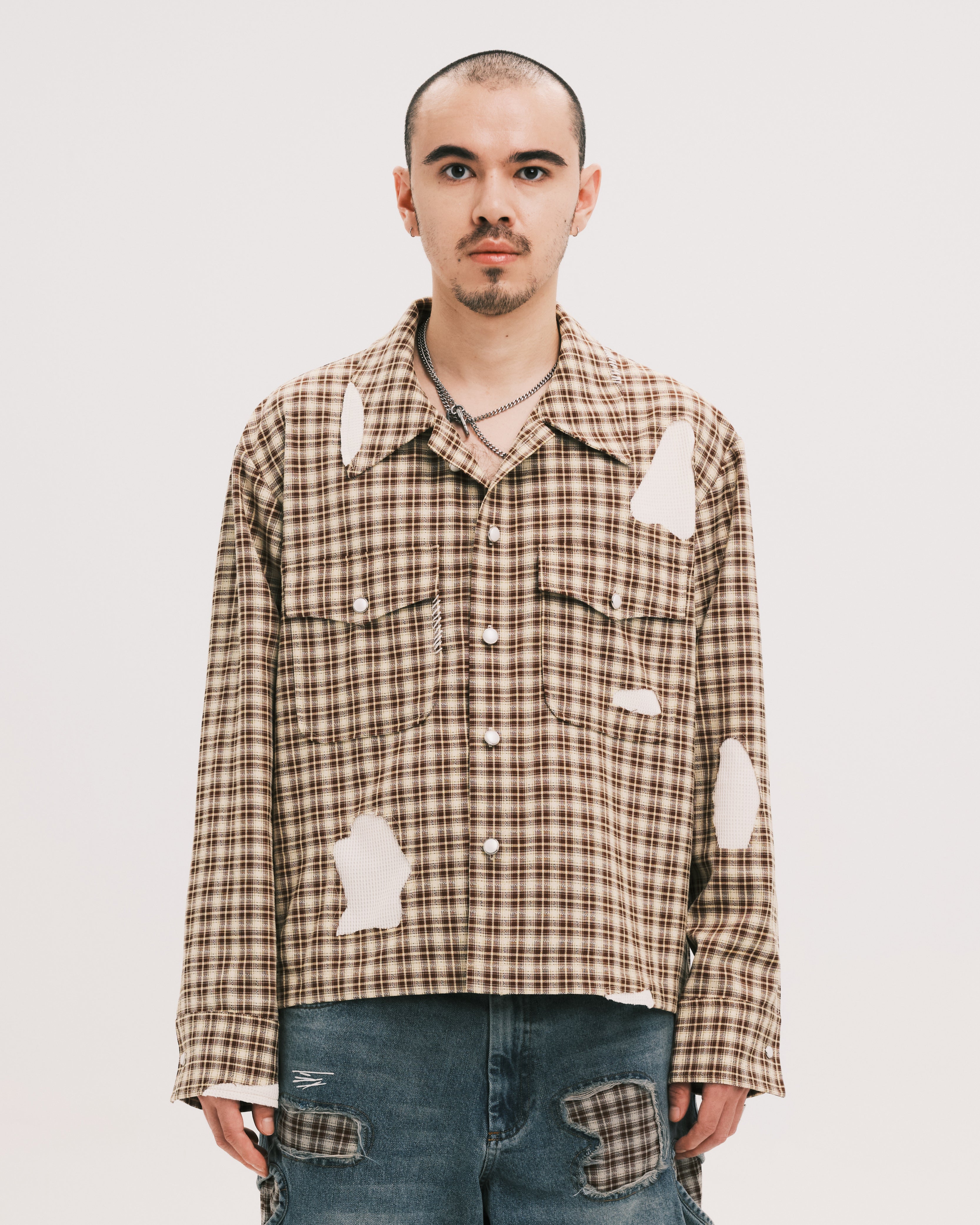 Hand patch l/s shirt – PLATEAU STUDIO