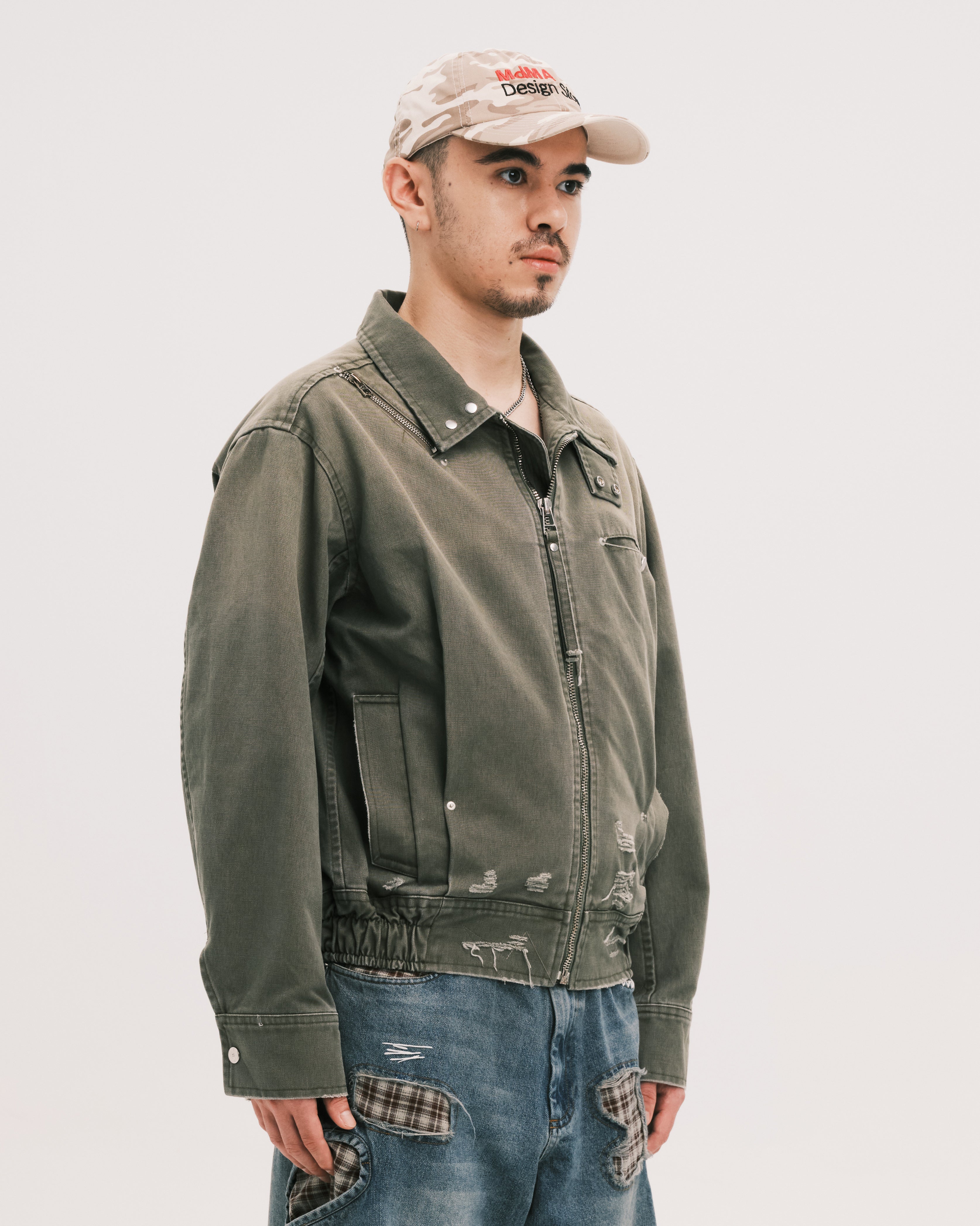 Tucked worker jacket – PLATEAU STUDIO Tucked worker jacket – PLATEAU STUDIO