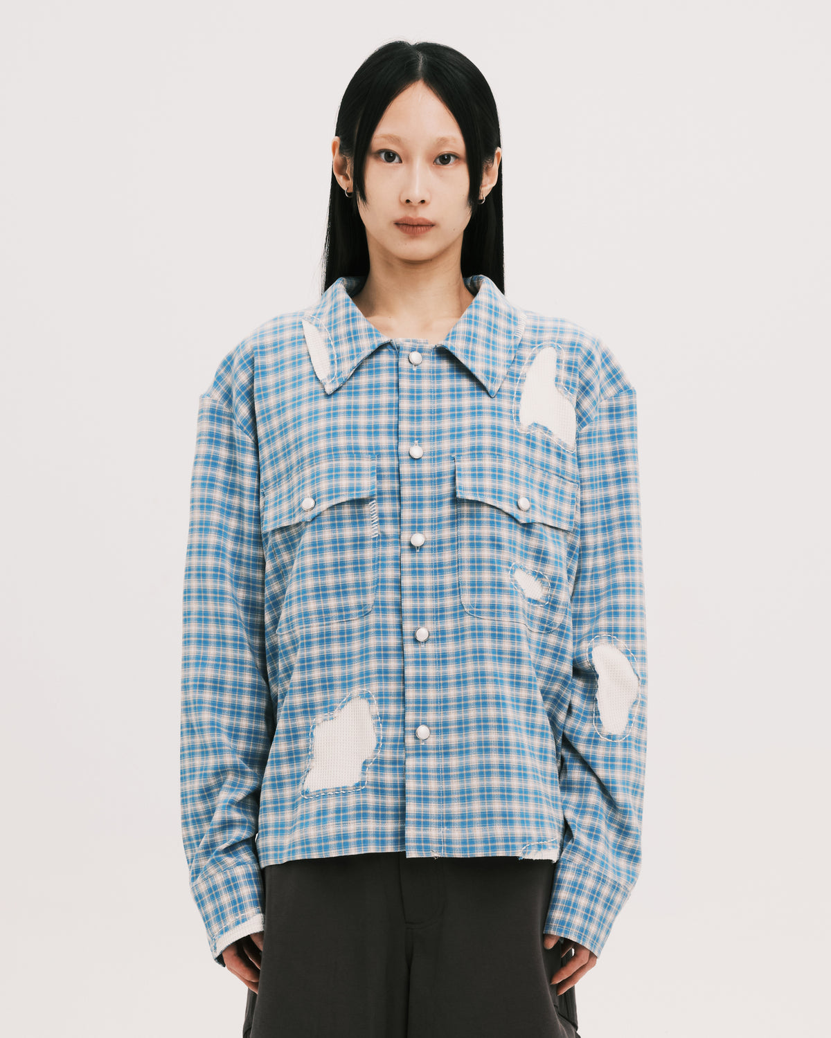 Hand patch l/s shirt – PLATEAU STUDIO