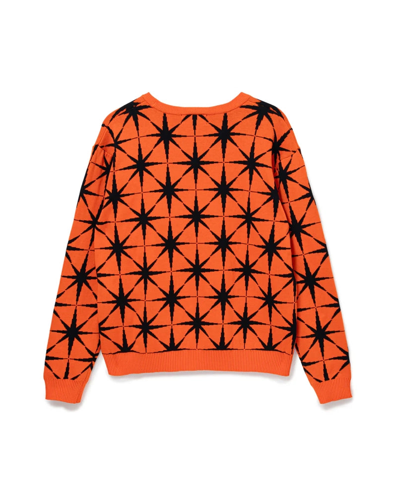 Sparkle Jacquard Knit Sweater