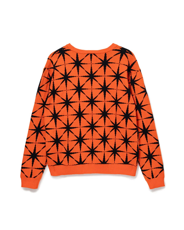 Sparkle Jacquard Knit Sweater