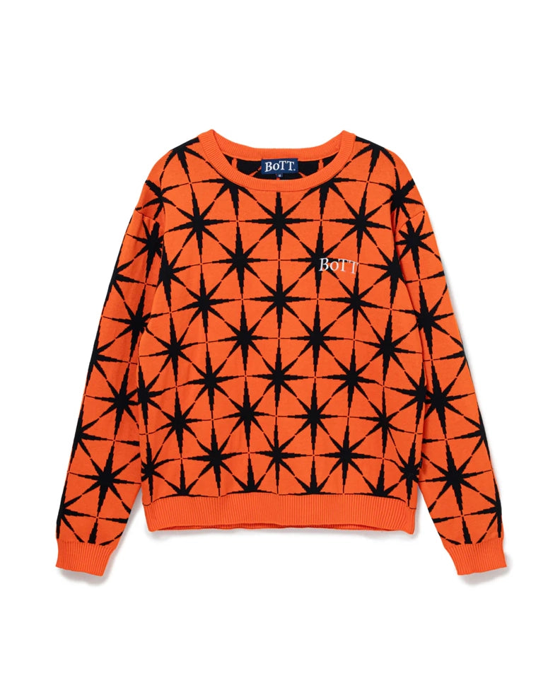 Sparkle Jacquard Knit Sweater