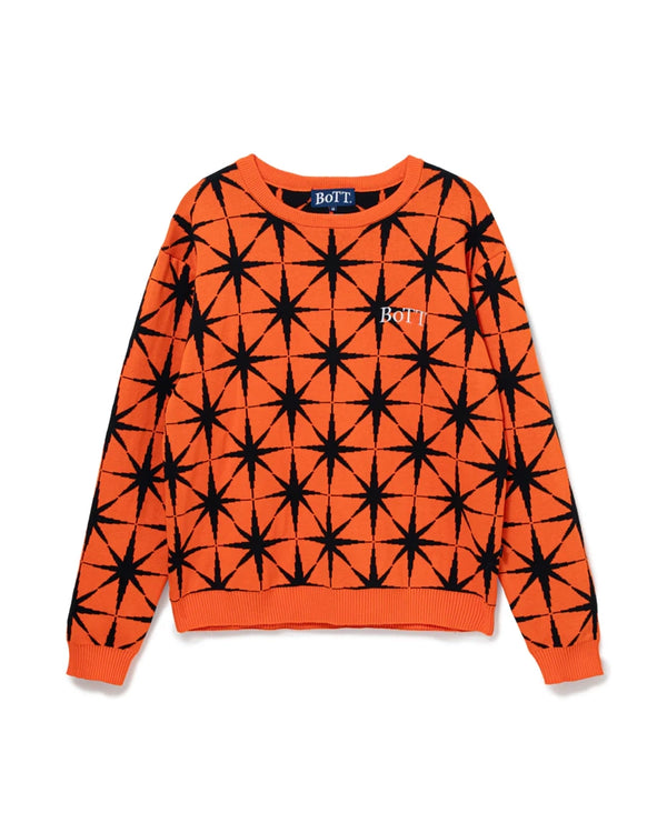 Sparkle Jacquard Knit Sweater