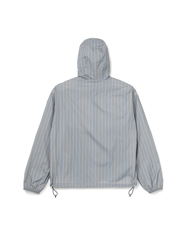 Stripe Nylon Hooded Jacket