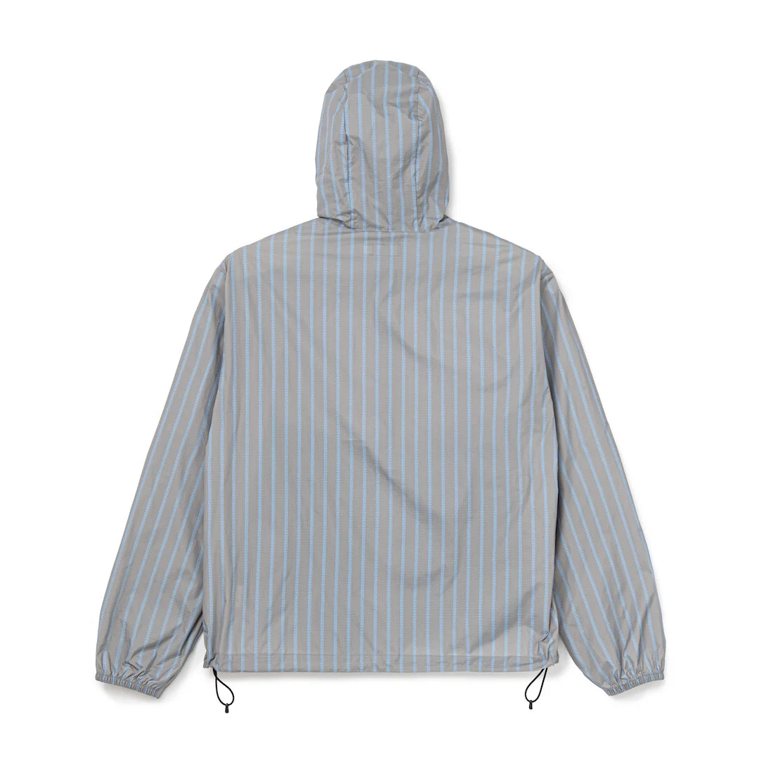 Stripe Nylon Hooded Jacket