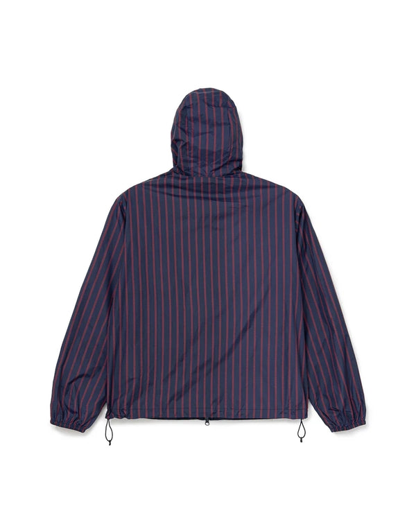 Stripe Nylon Hooded Jacket