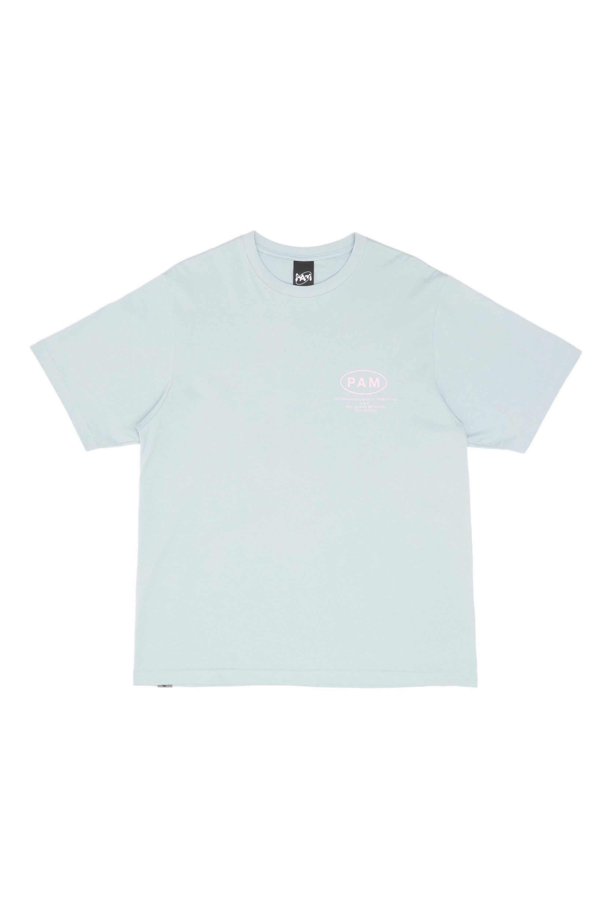 SS TEE - EYES LOGO - BLUE GREY