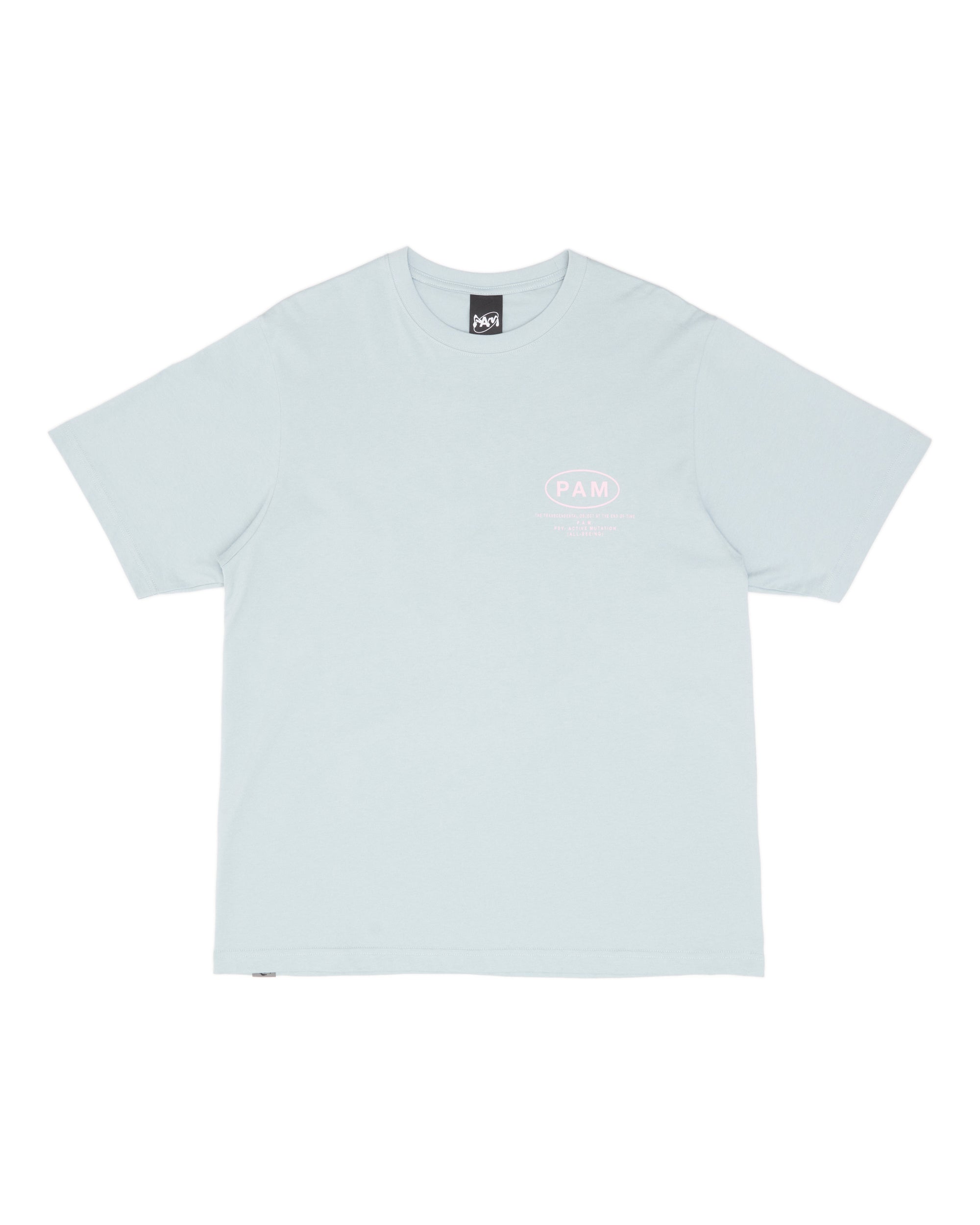 SS TEE - EYES LOGO - BLUE GREY