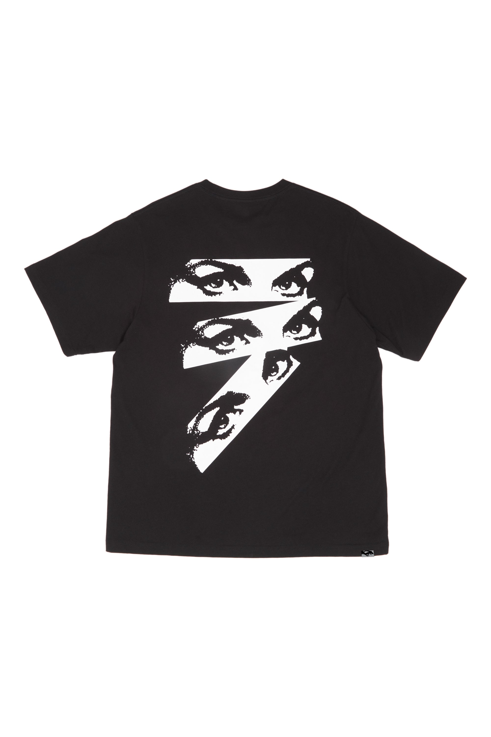 SS TEE - EYES LOGO -  BLACK