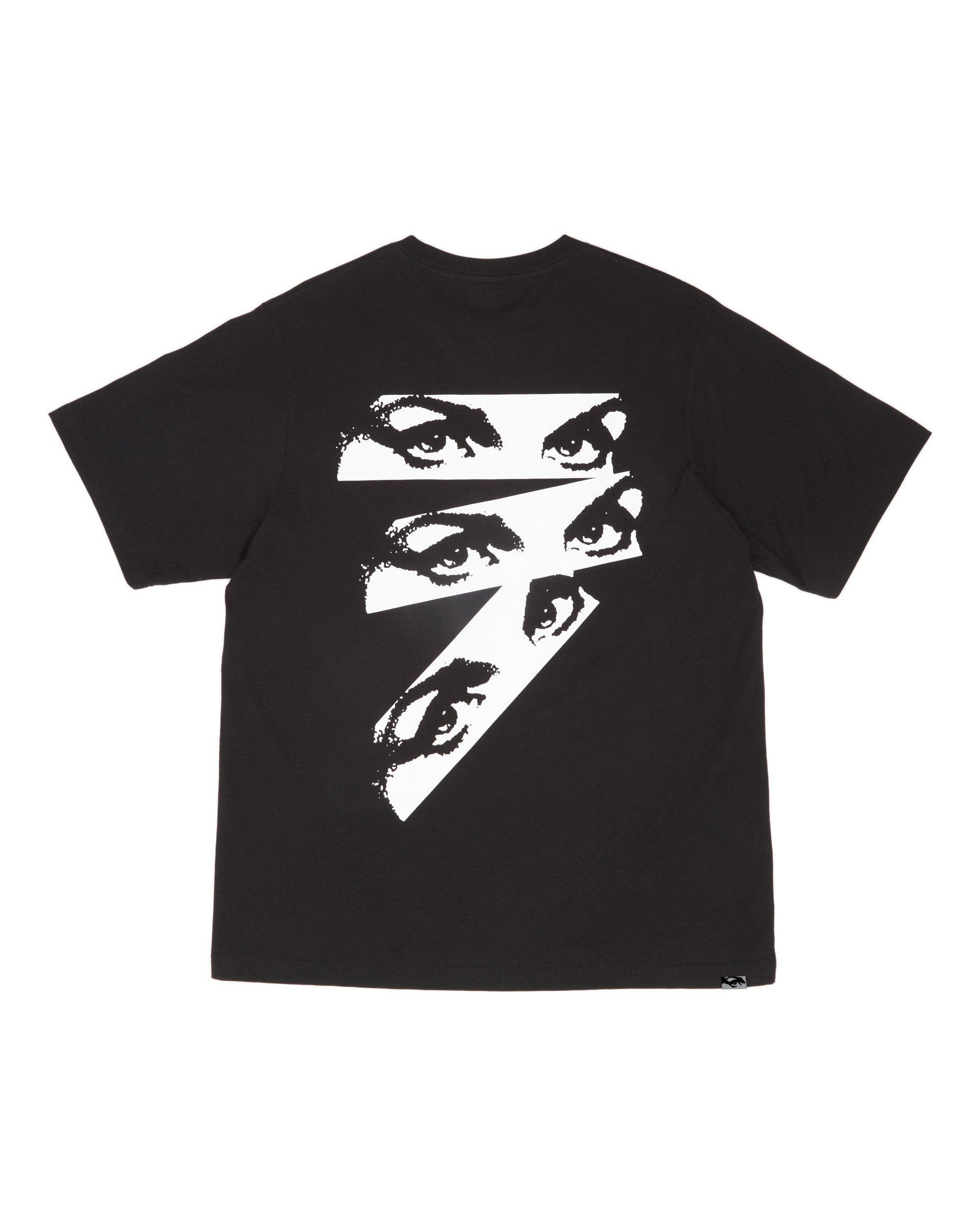 SS TEE - EYES LOGO -  BLACK