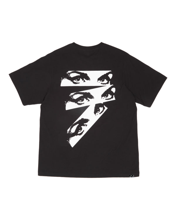 SS TEE - EYES LOGO -  BLACK