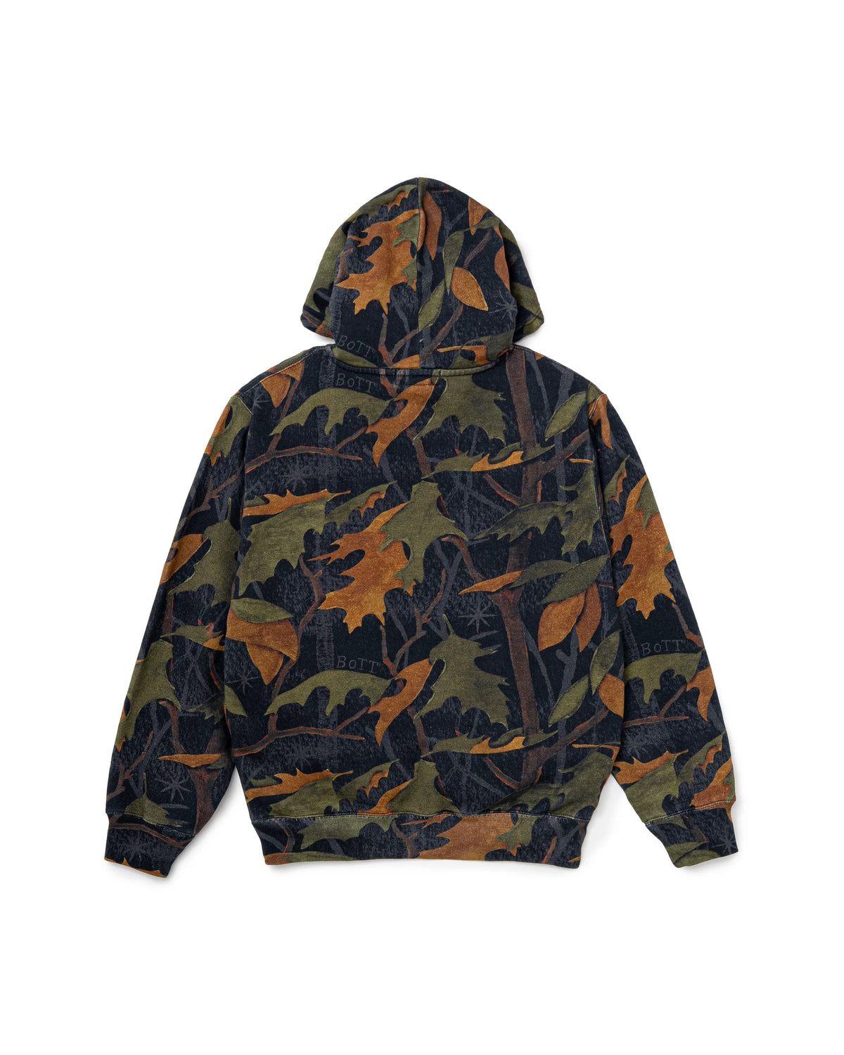 Washed Tree Camo Zip Hoodie