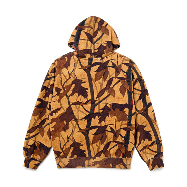 Washed Tree Camo Zip Hoodie