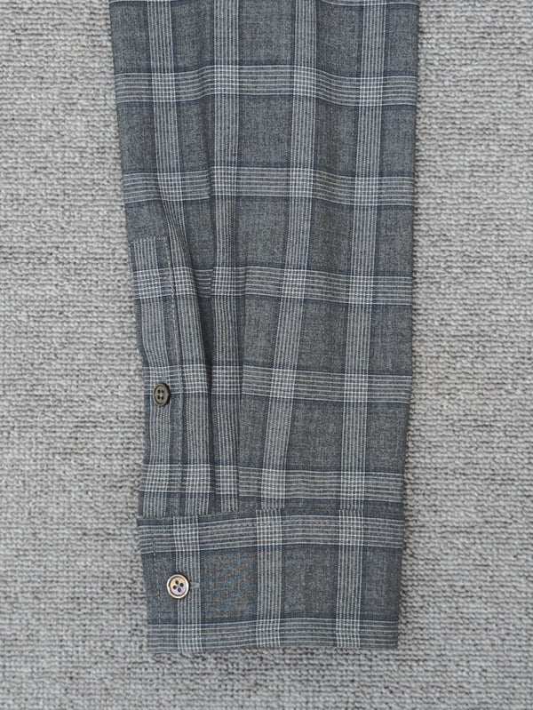 1DS 26BOXY SHIRTS (GREY CHECK)