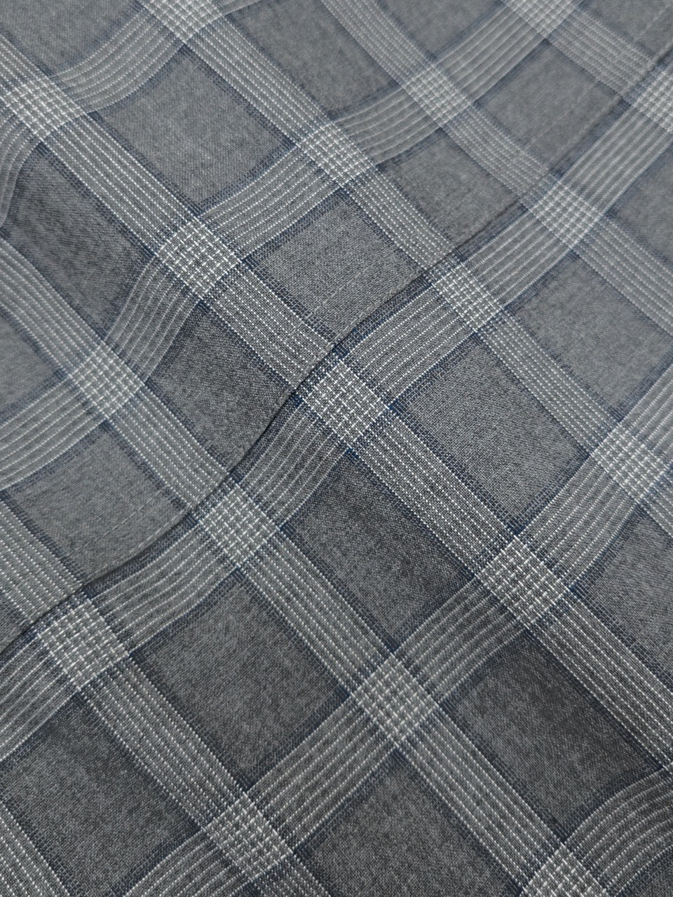 1DS 26BOXY SHIRTS (GREY CHECK)