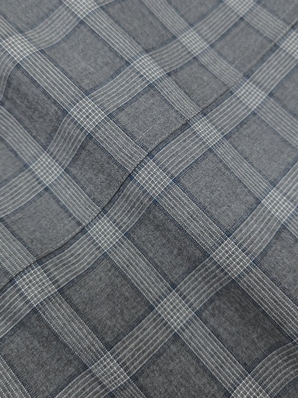 1DS 26BOXY SHIRTS (GREY CHECK)