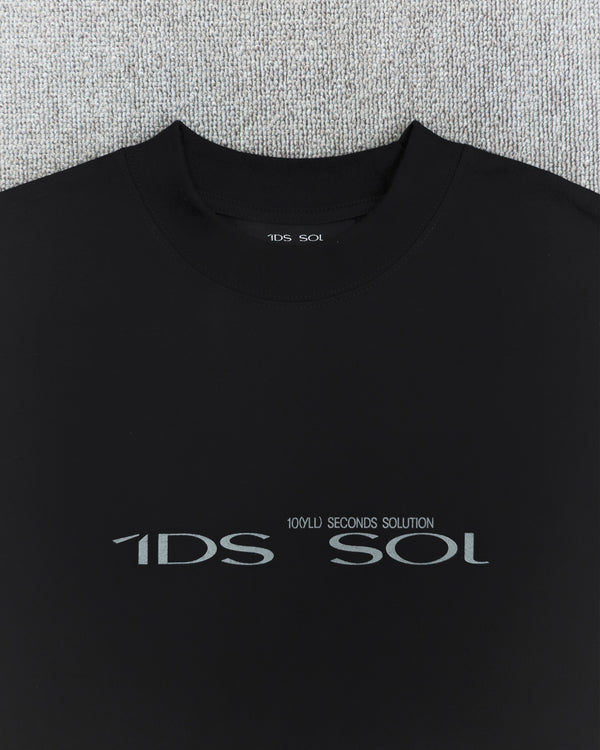 10SS 25LOGO BOXY TEE (Black)