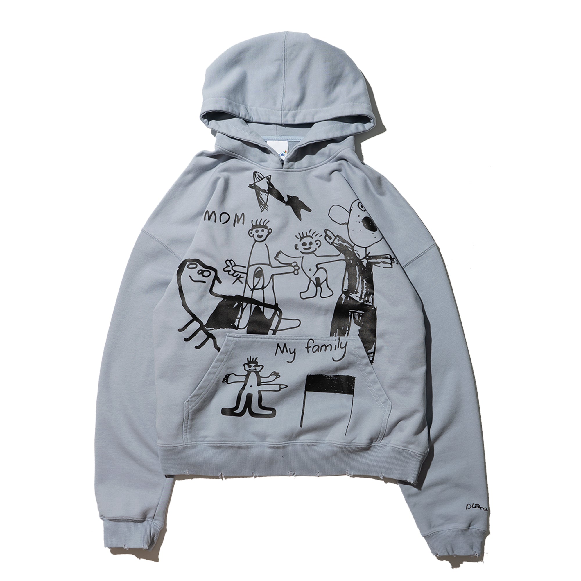 washed graphic hoodie