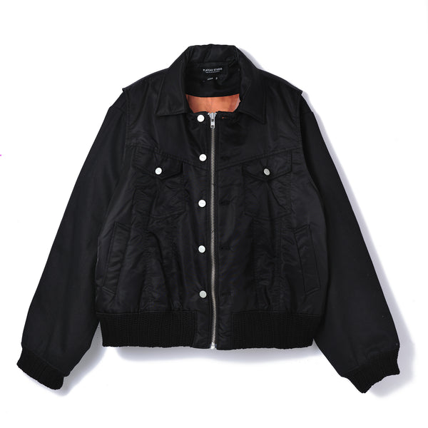 layerd bomber jacket