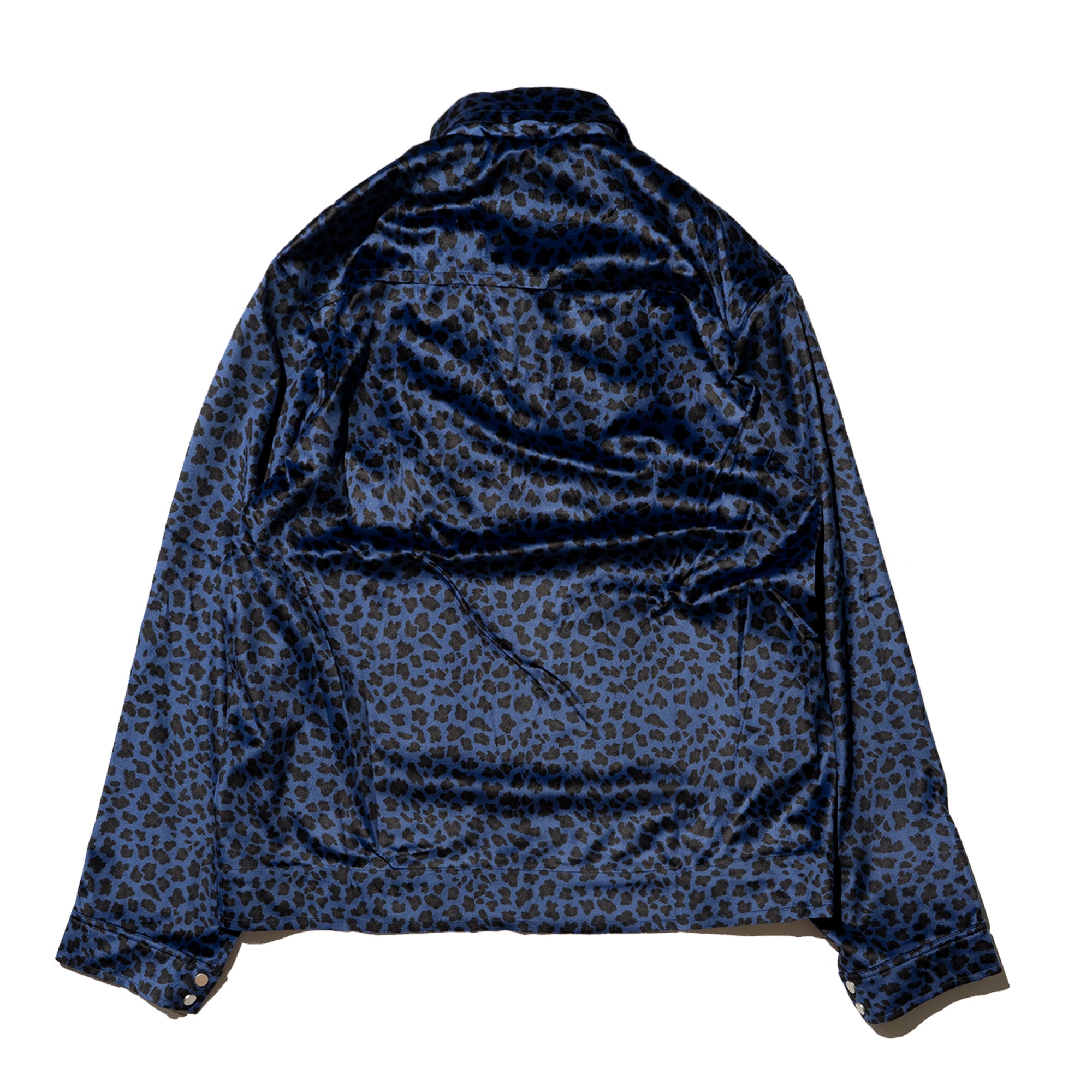 leopard zip-up jacket