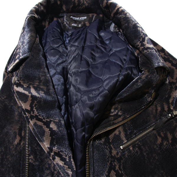 oversized padded biker jacket