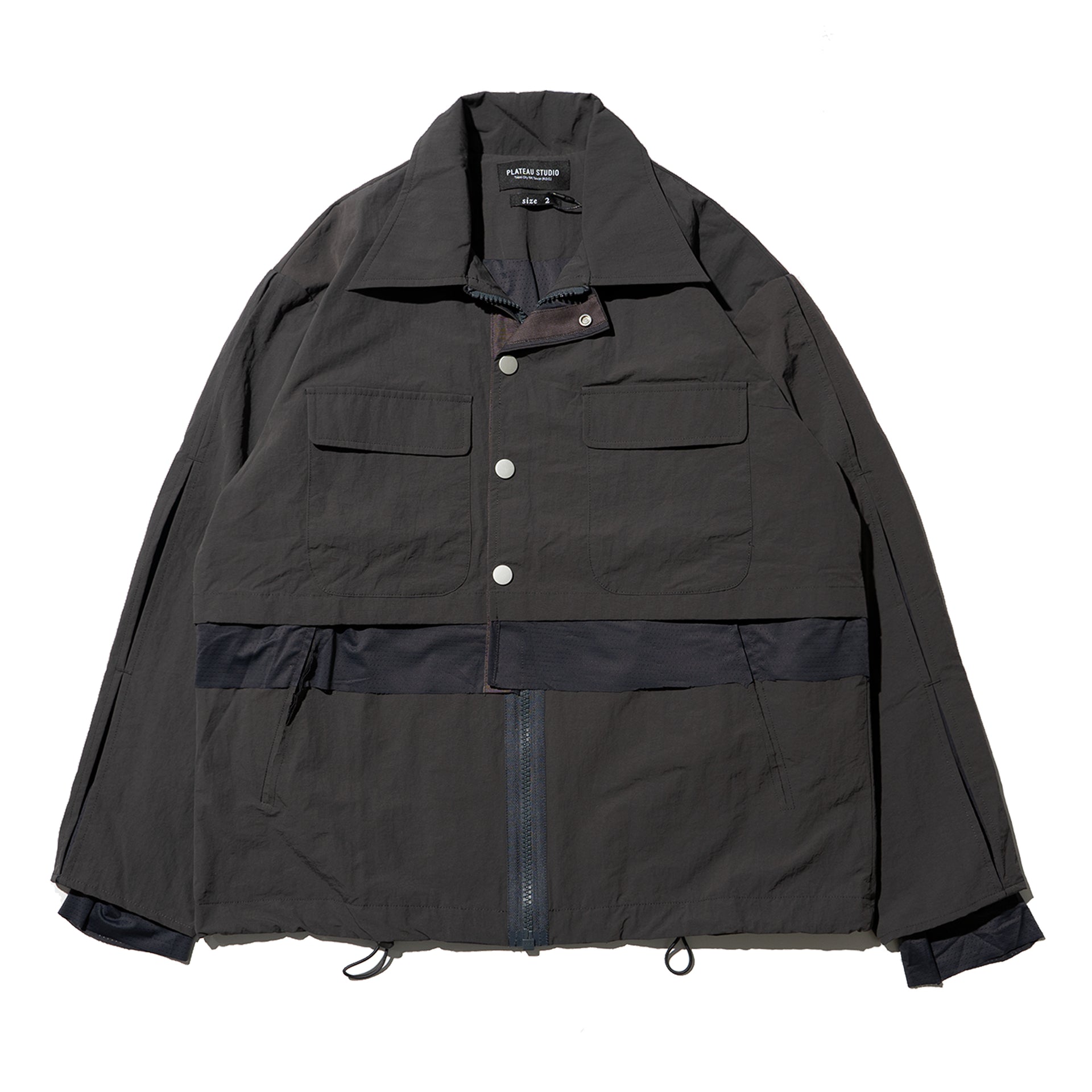 triple layer spliced jacket – PLATEAU STUDIO